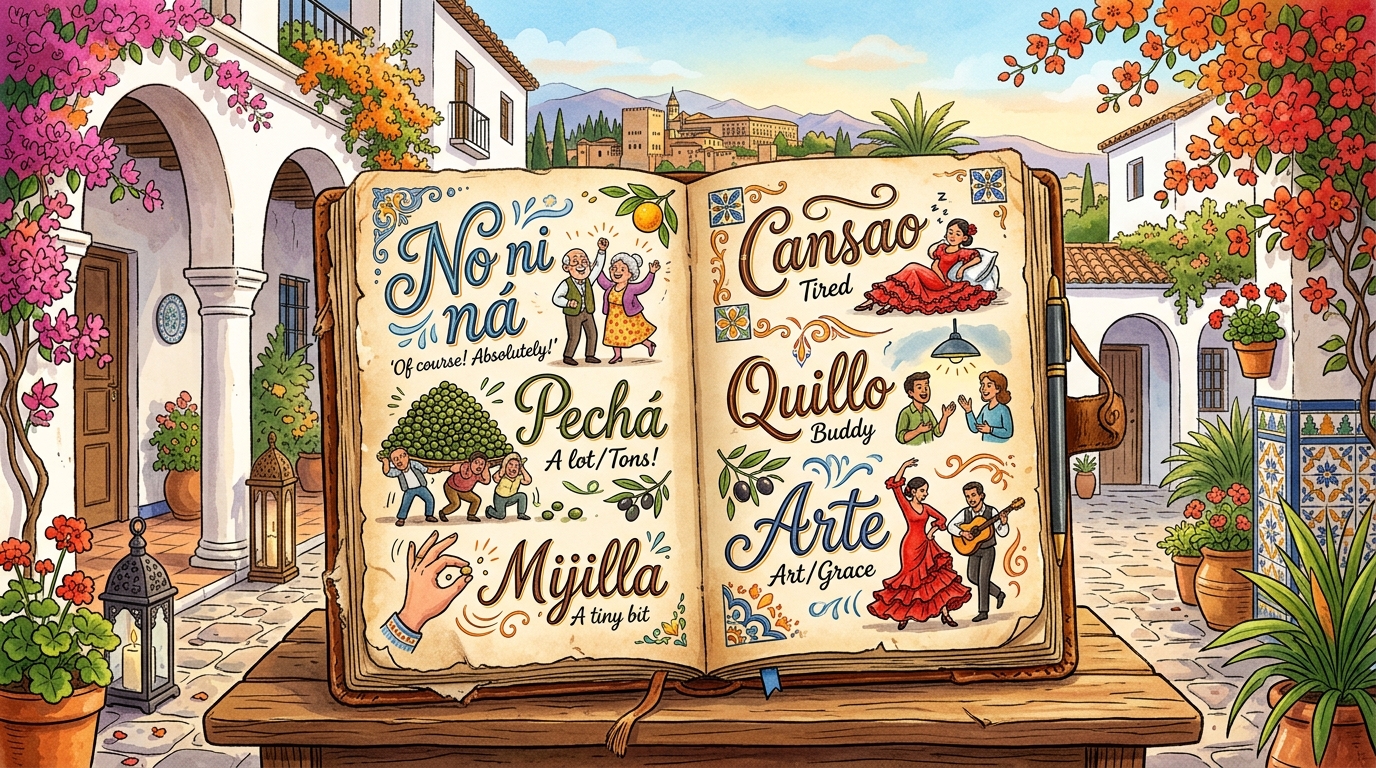 Grafiti urbano con tipografía caligráfica sobre un muro de ladrillo representando el humor callejero y la poesía de brocha gorda